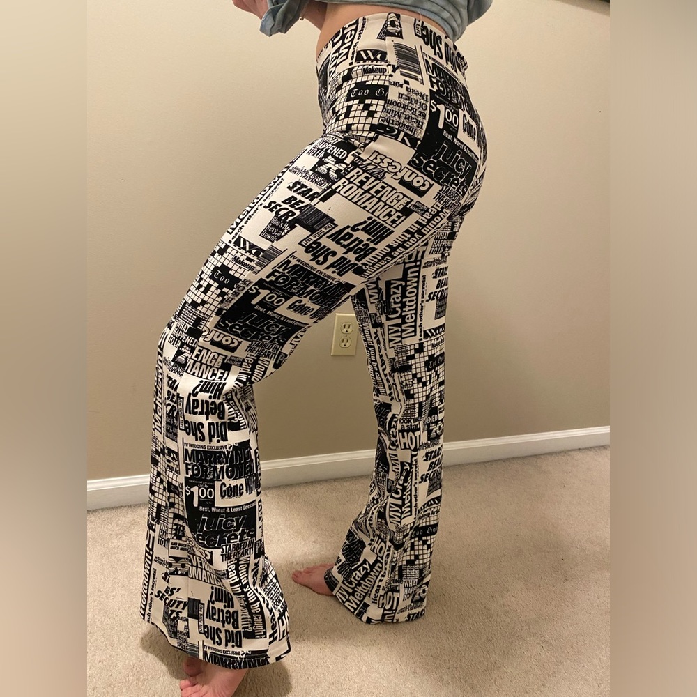 Urban Outfitters Newsprint Flares